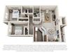 The Lakehouse Apartments Floor Plan 2x2 The Cove House